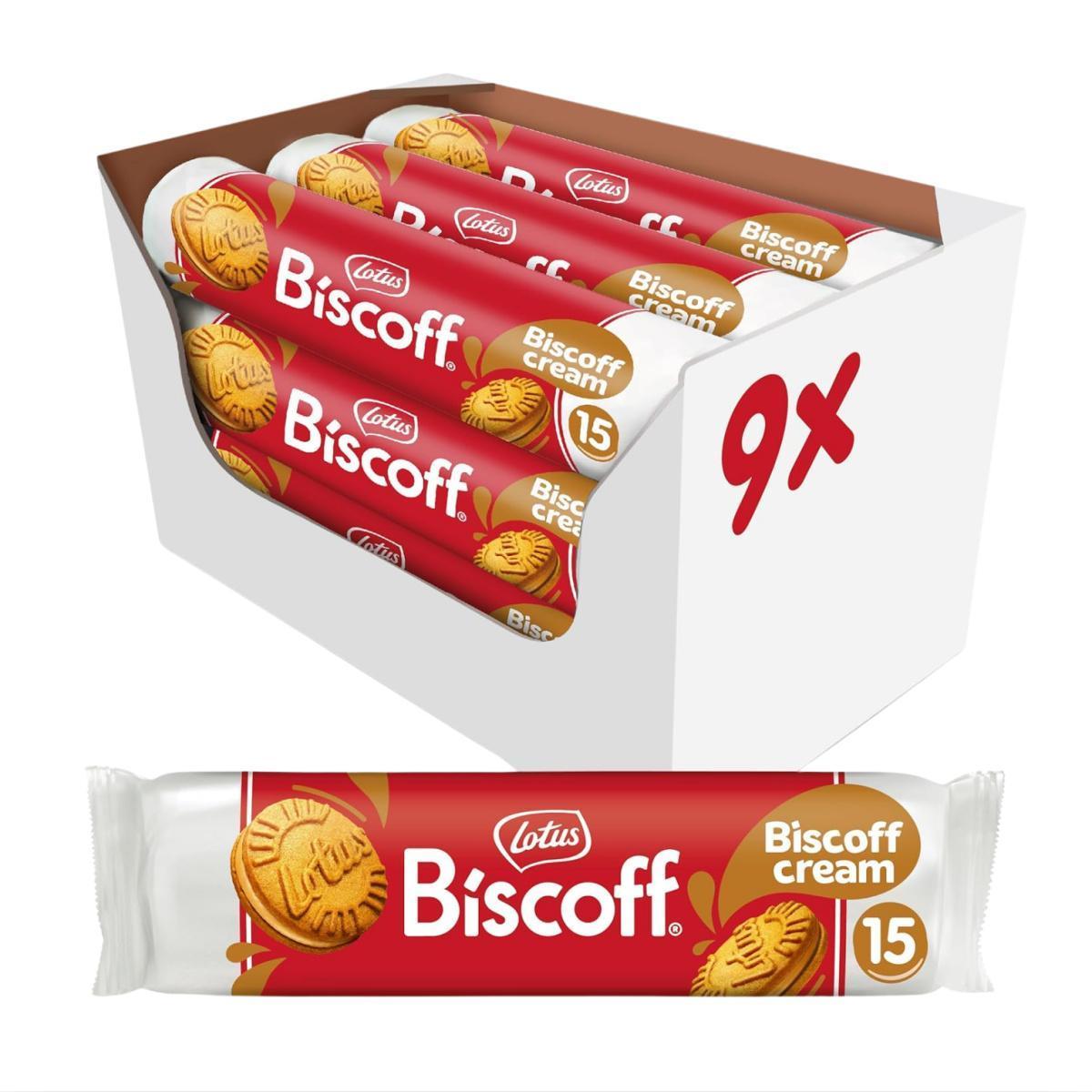 Lotus Biscoff Sandwich Cookies 9-Pack for $15.xx on Amazon