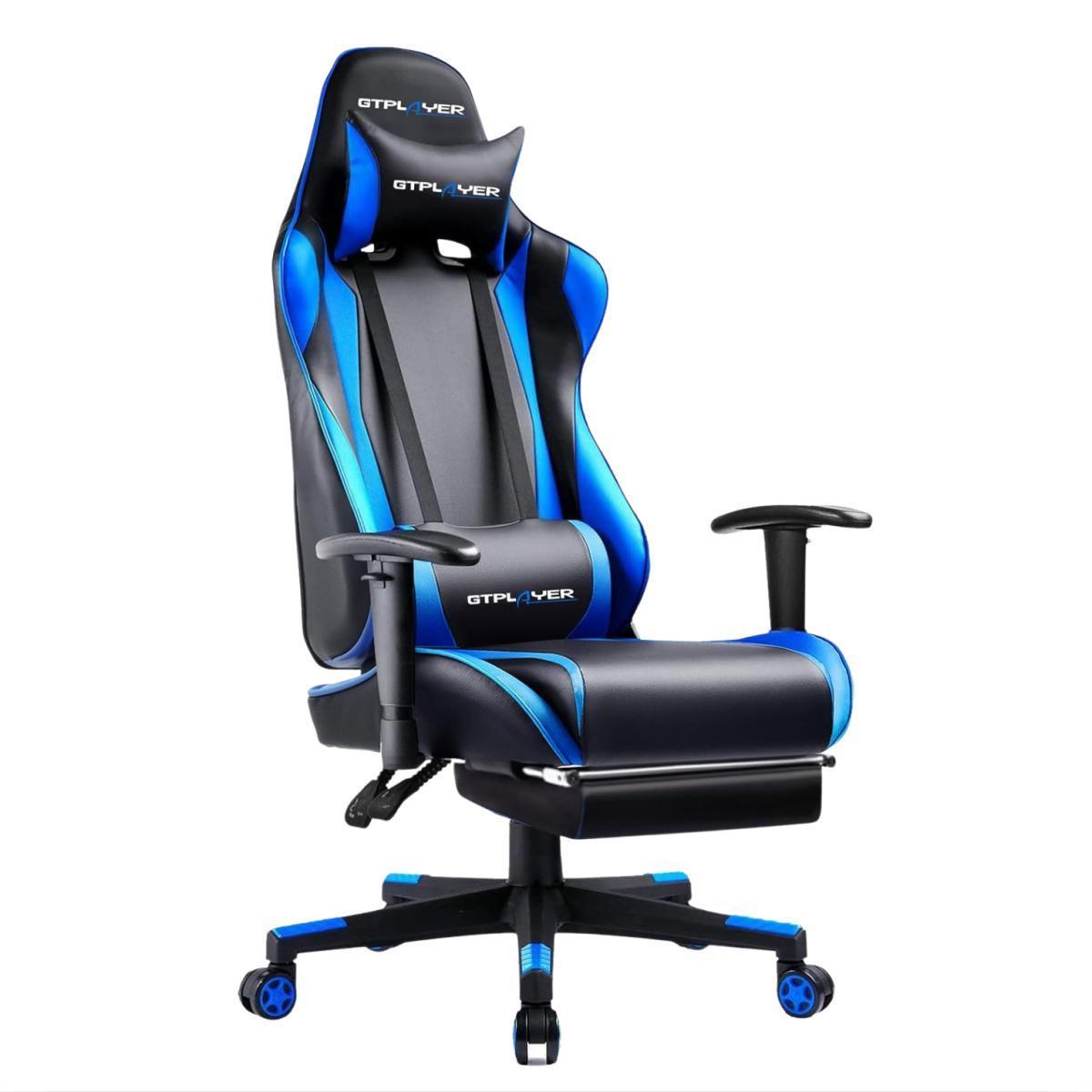 GTPLAYER Gaming Chair with Footrest for $69.xx on Amazon