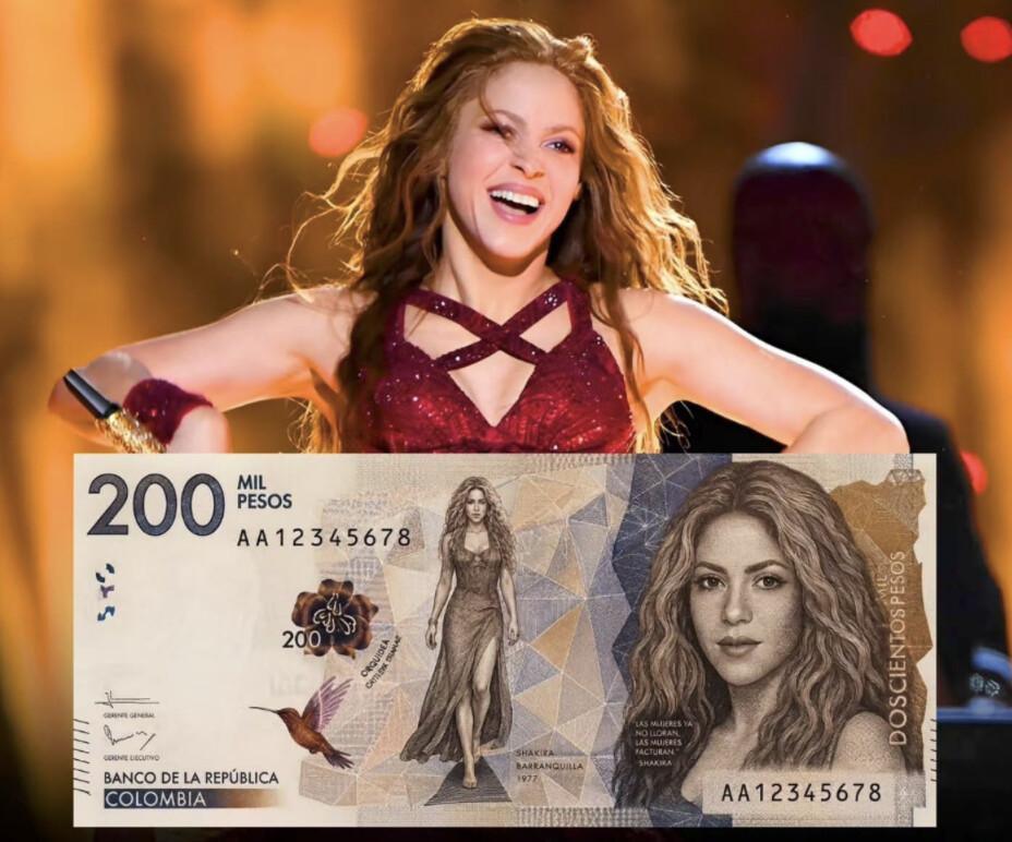 Shakira estaría en un billete colombiano? Shakira estaría en un billete colombiano?