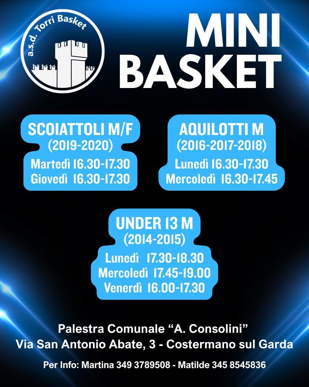 Minibasket si riparte