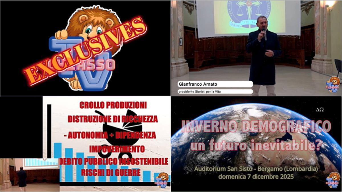 Gianfranco Amato - Inverno demografico: un futuro inevitabile? Gianfranco Amato - Inverno demografico: un futuro inevitabile?