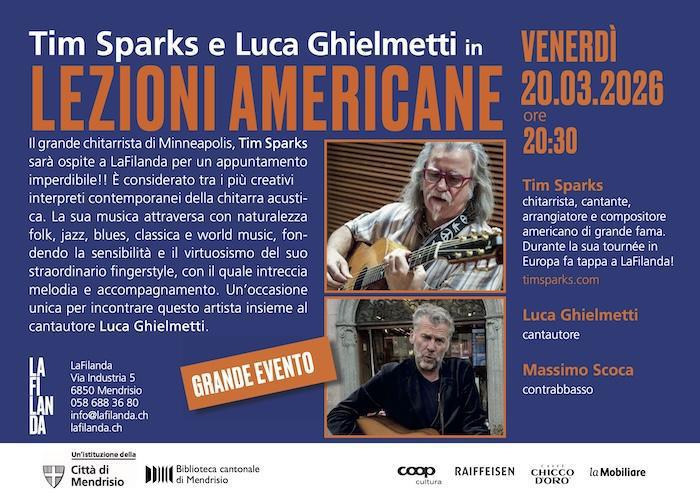 Tim Sparks a Mendrisio: il viaggio del fingerstyle tra America ed Europa