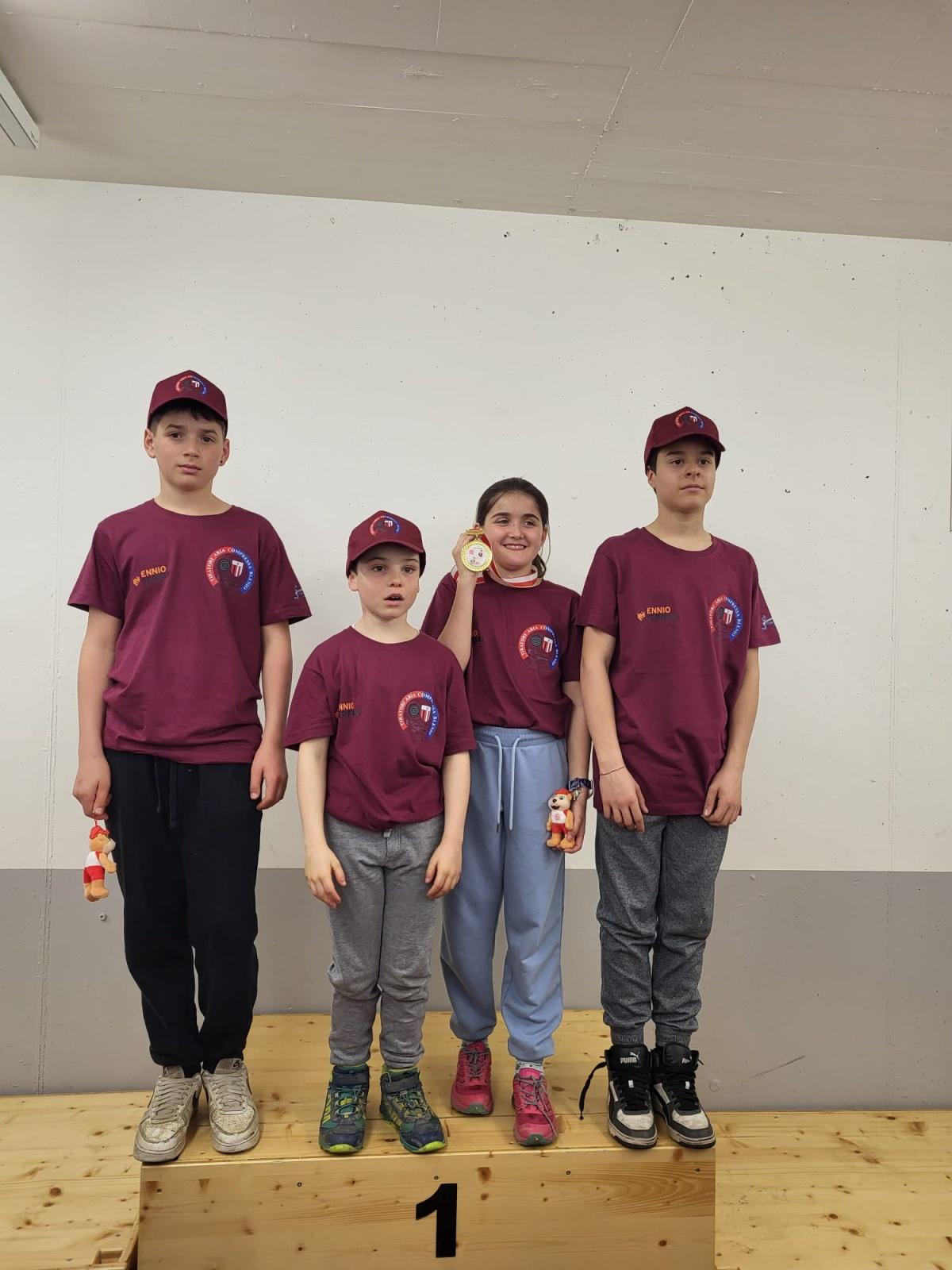 Lucerna incorona i giovani talenti della pistola 10 metri