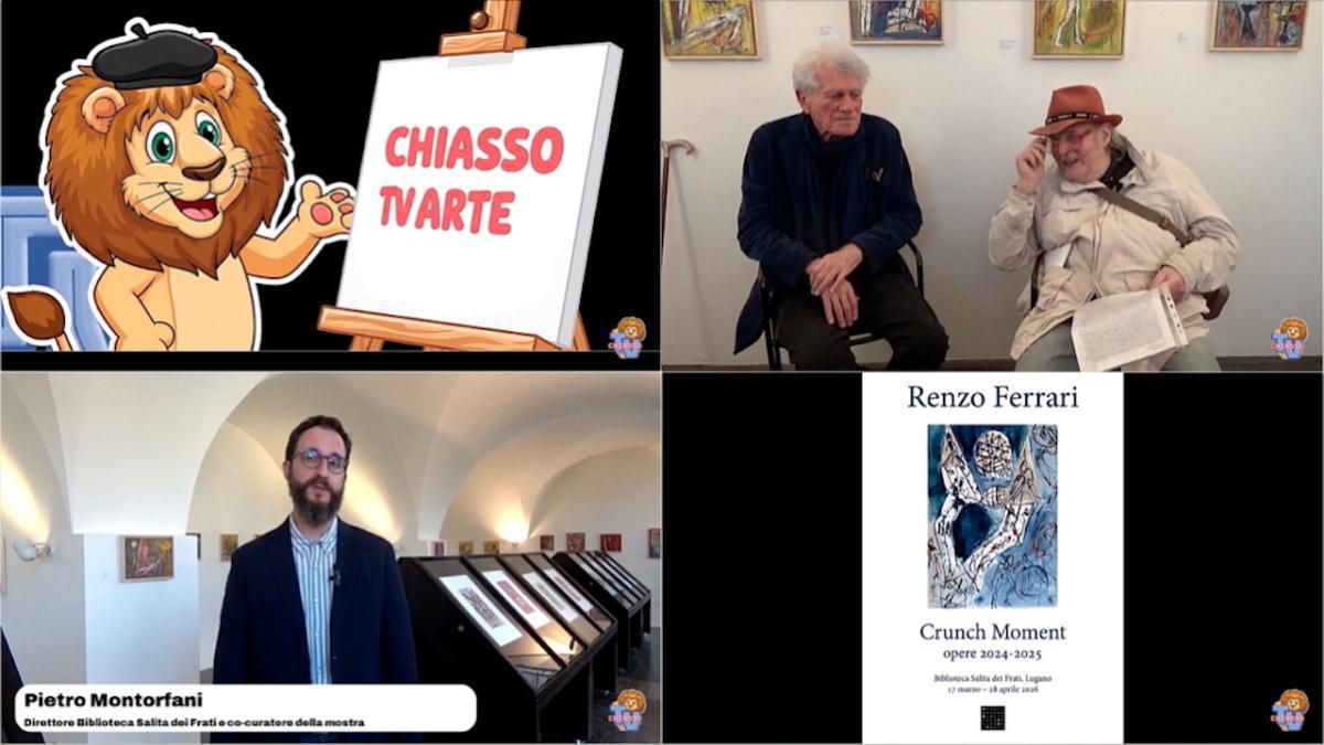 Crunch moment - Renzo Ferrari torna alla Biblioteca Salita dei Frati: il tempo presente tra inquietudine e memoria