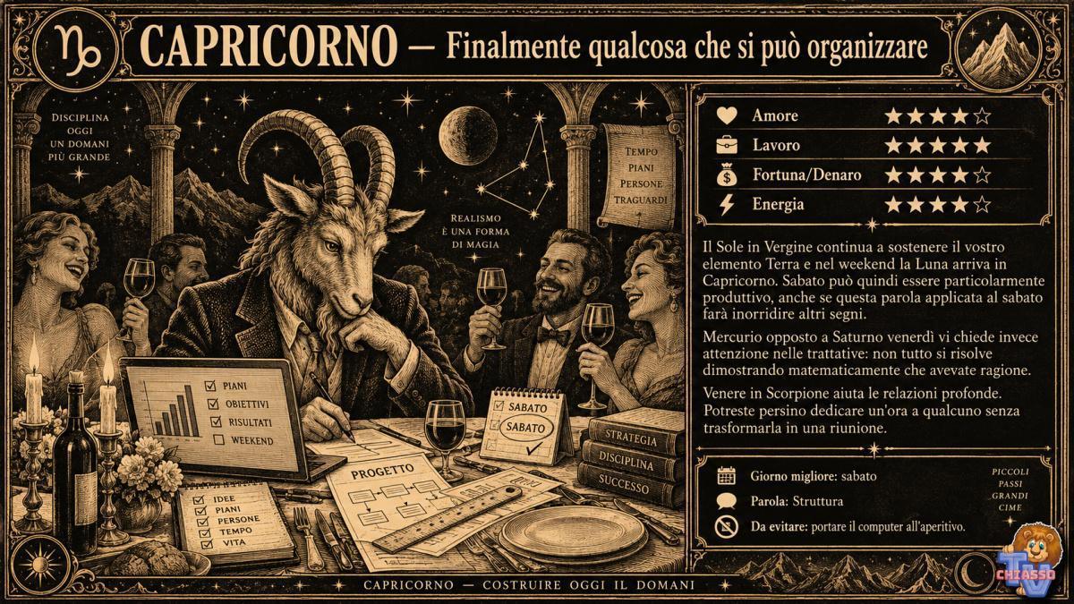 Le Stelle di Chiasso TV - Oroscopo dal 14 al 20 settembre 2026 Le Stelle di Chiasso TV - Oroscopo dal 14 al 20 settembre 2026