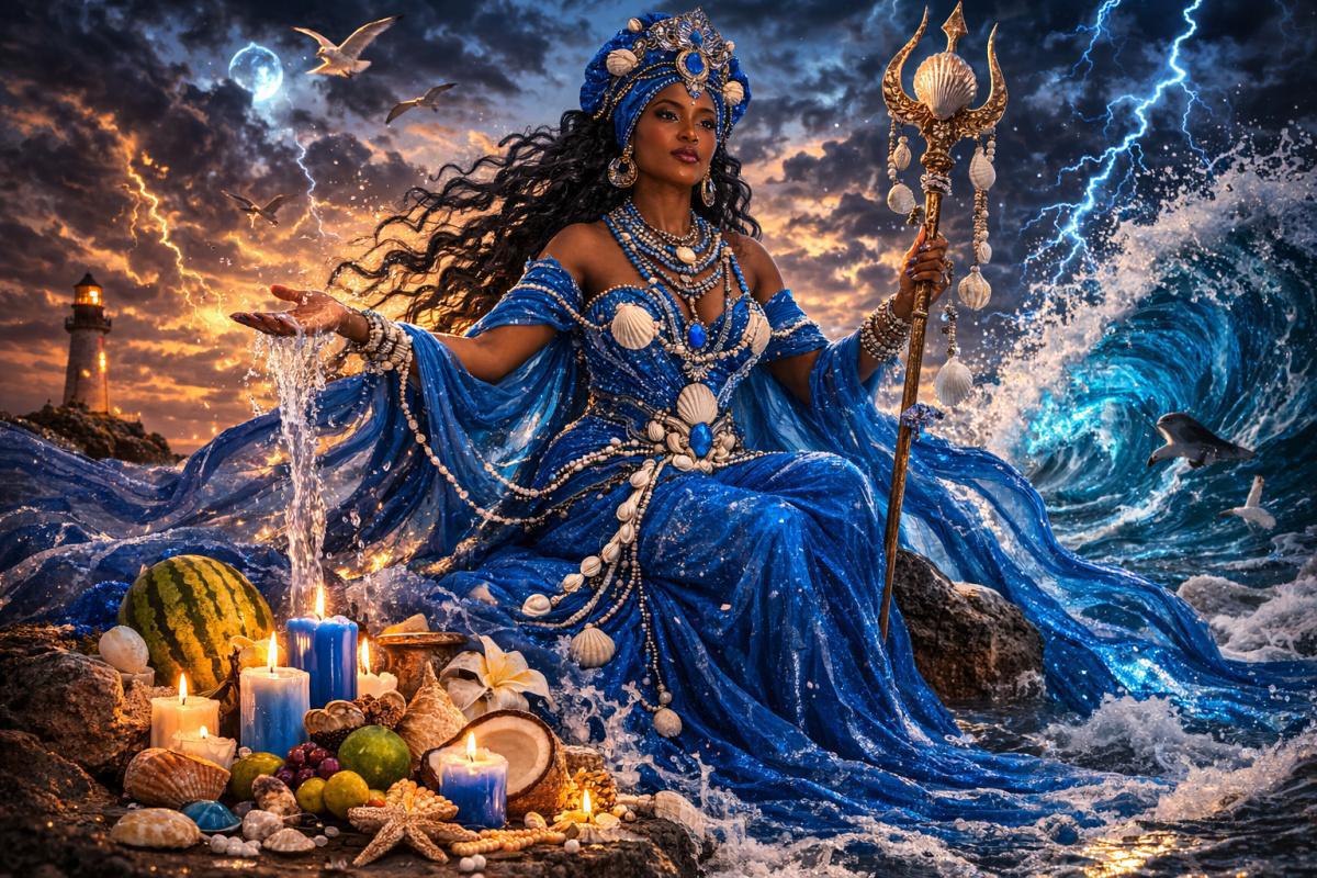 Yemayá: Orisha del mar, la maternidad y la protección en la santería
