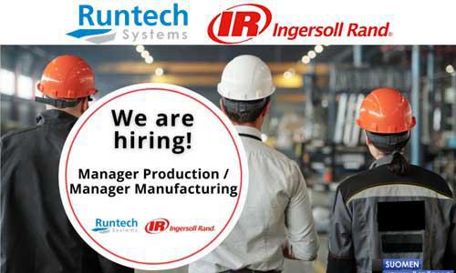 Runtech Systems Oy - We are hiring ! Manager Production / Manager Manufacturing