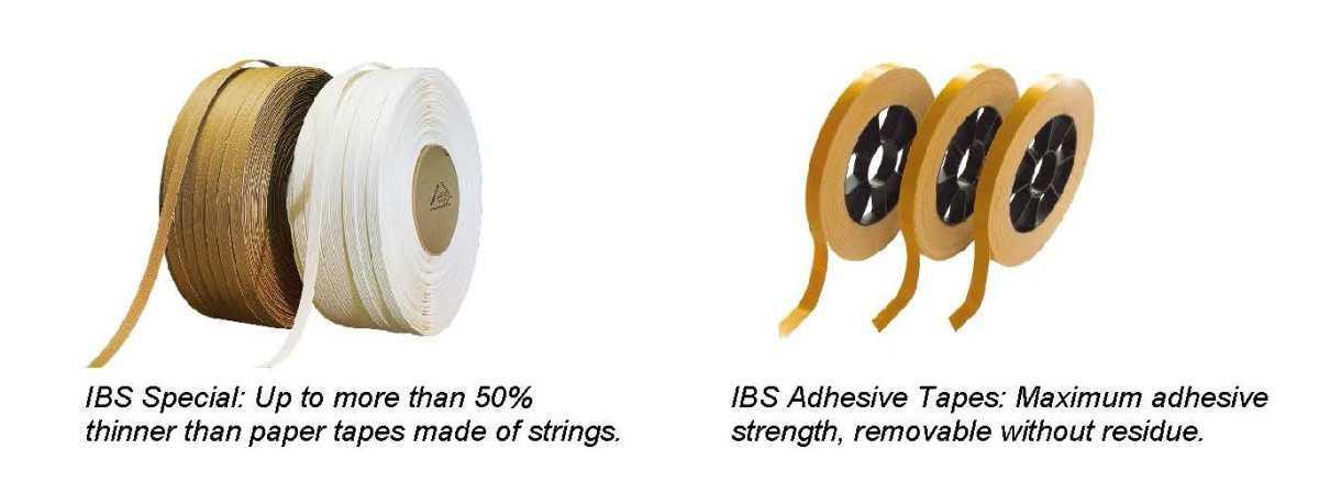 Broke per reel change reduced by more than 50% with IBS Paper Tapes