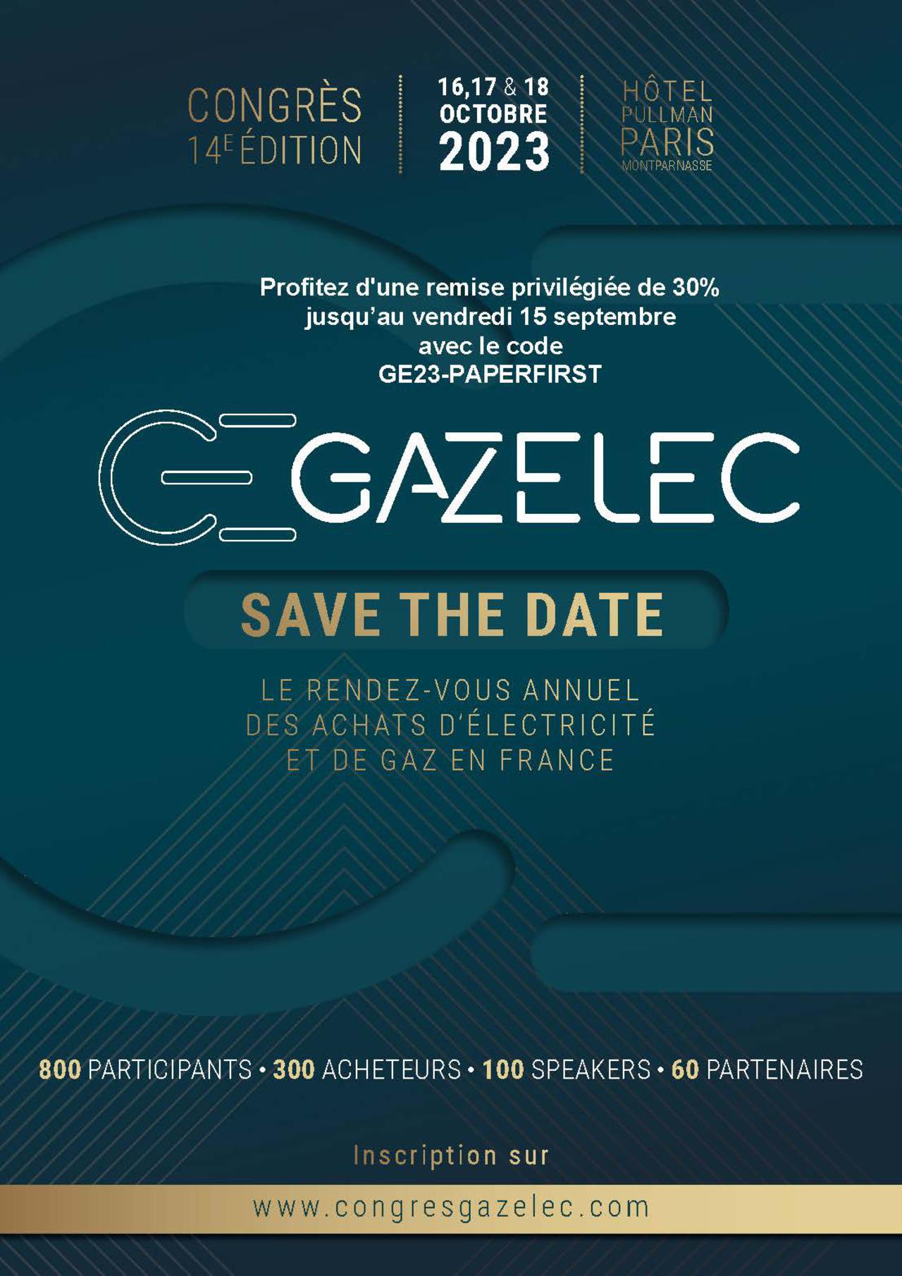 ERRATUM - Gazelec 23 - Code promo