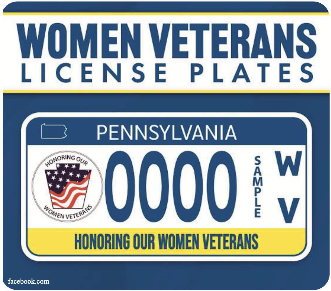Honor women who served: Purchase a Women Veterans License Plate and Support the Veterans’ Trust Fund