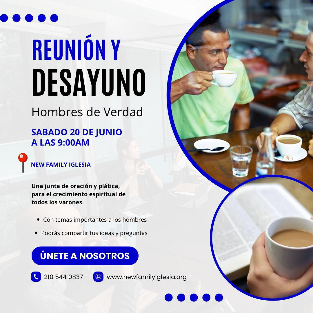 Reunión y desayuno - Hombres de verdad