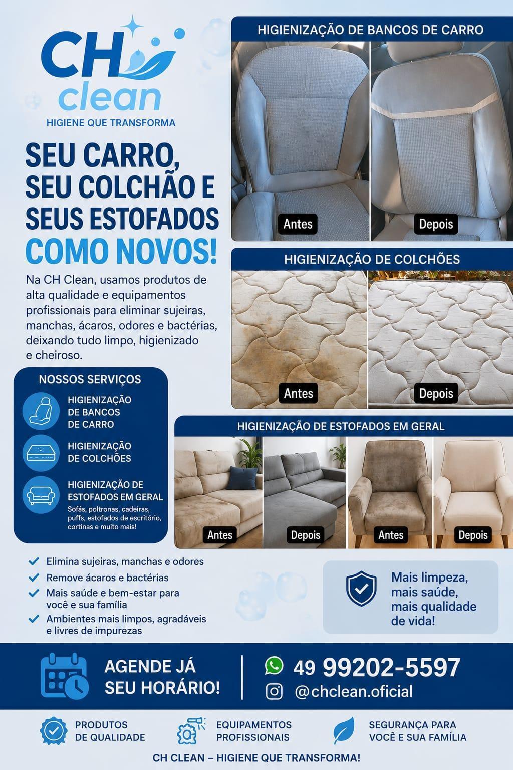 CH Clean – Higienização e Limpeza Profissional