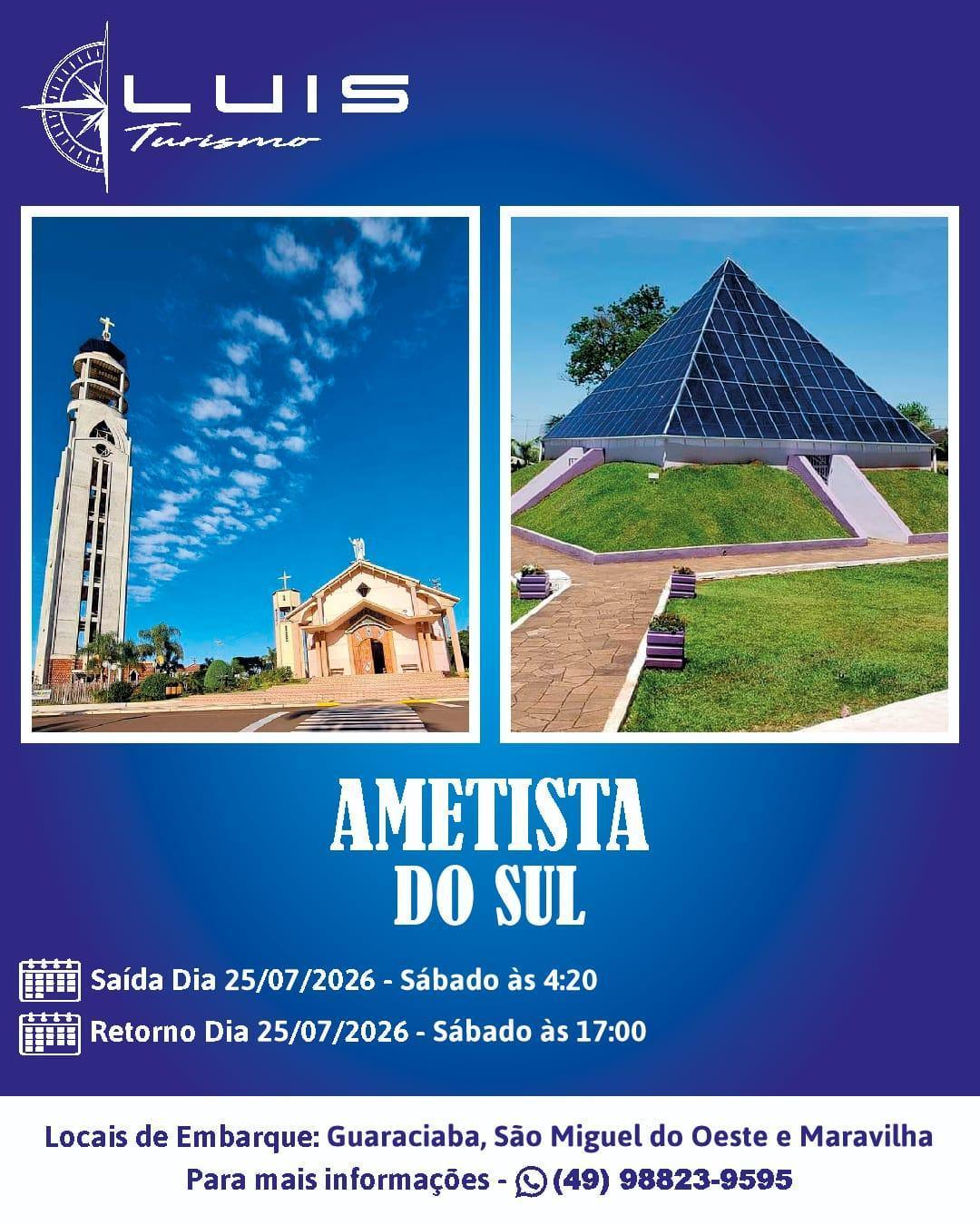 Excursão Ametista do Sul