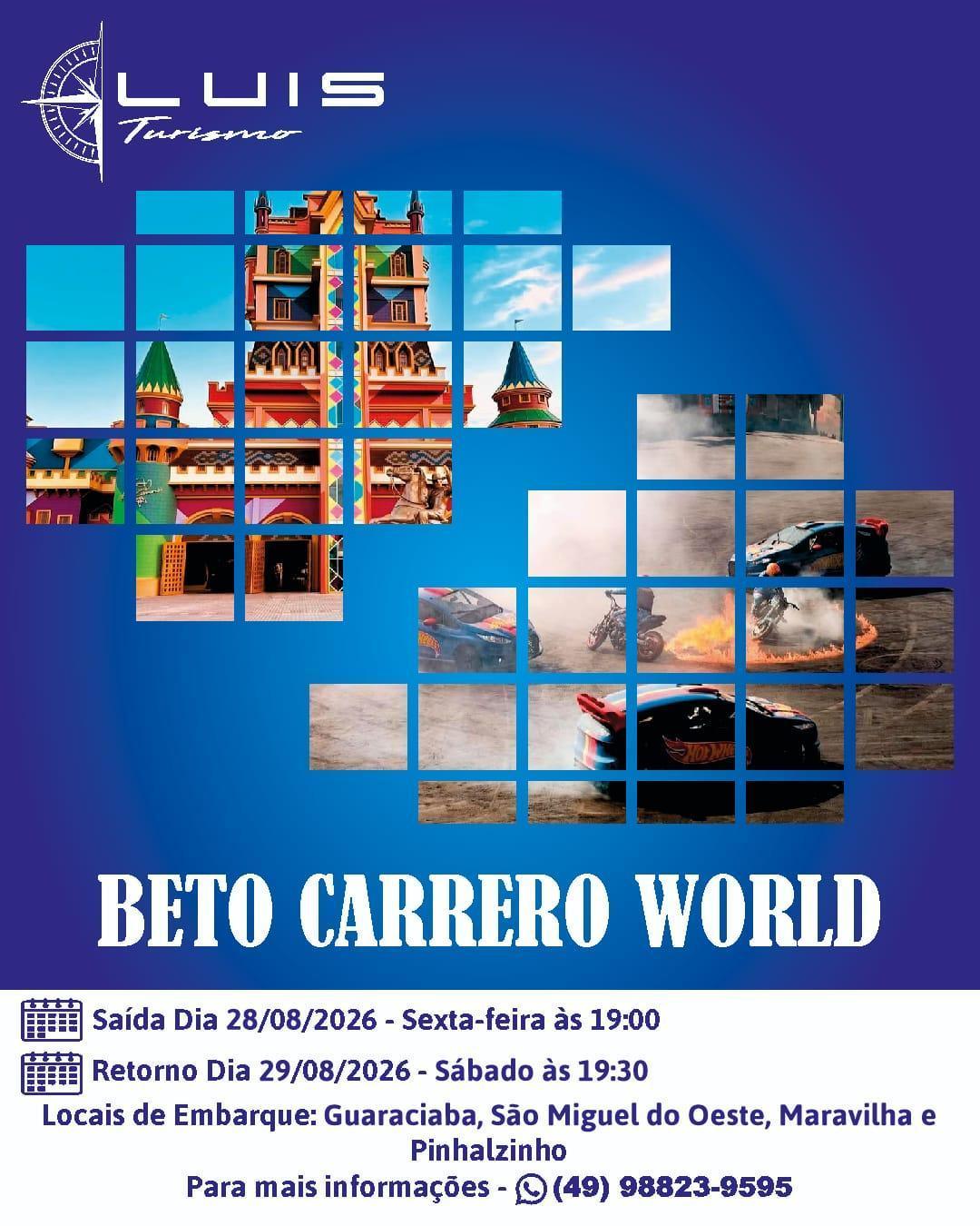 Excursão Beto Carrero World – O Maior Parque Temático da América Latina
