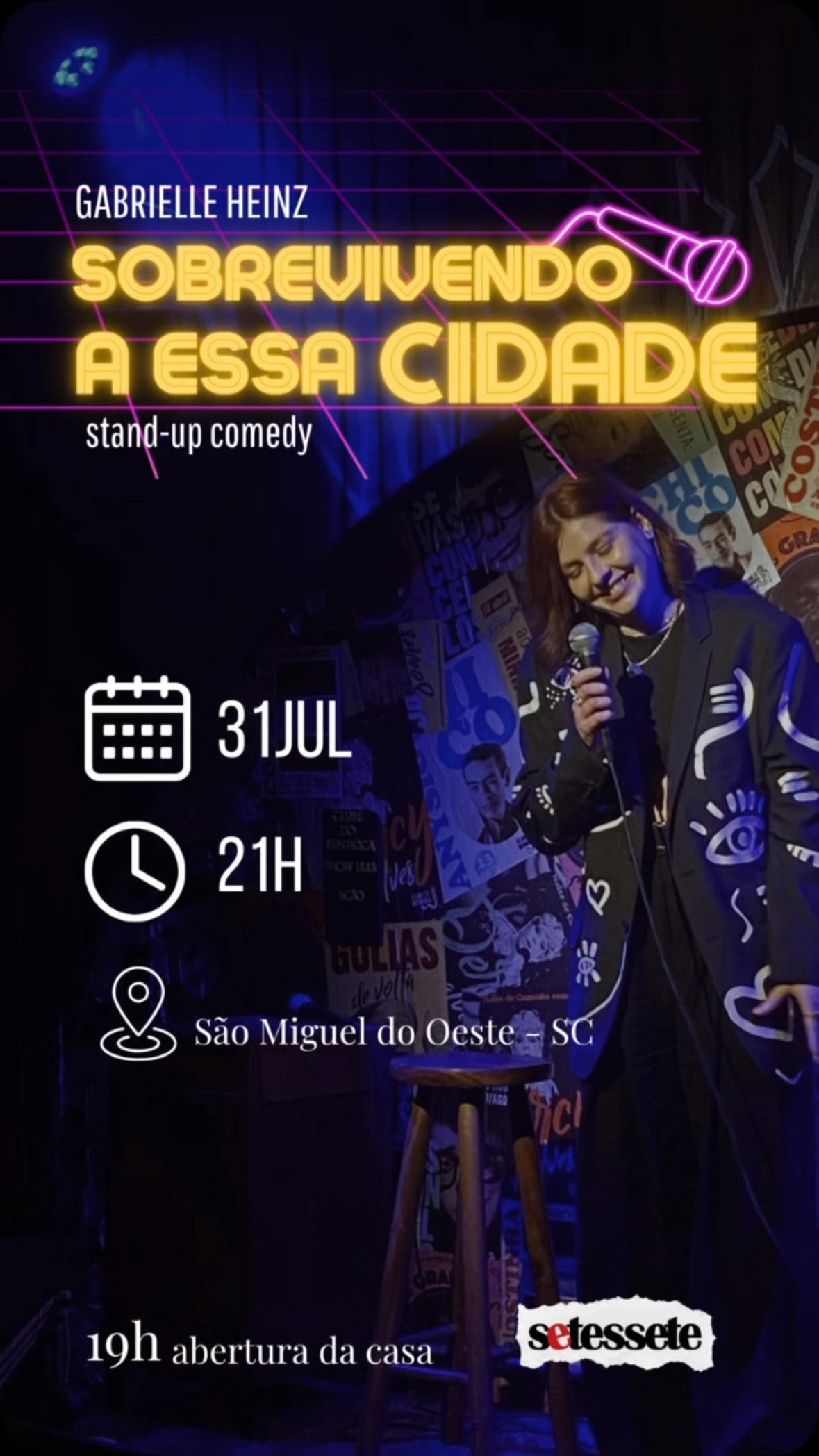 Standup com GABRIELLE HEINZ