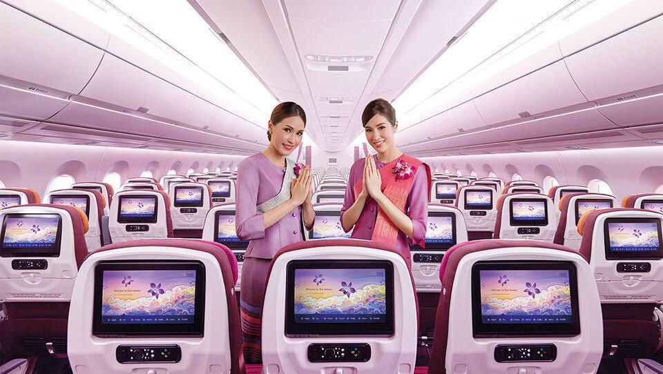 Terugvlucht met THAI Airways 