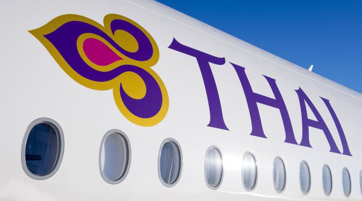 Heenvlucht met THAI Airways Heenvlucht met THAI Airways