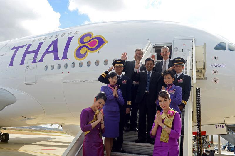 Heenvlucht met THAI Airways Heenvlucht met THAI Airways