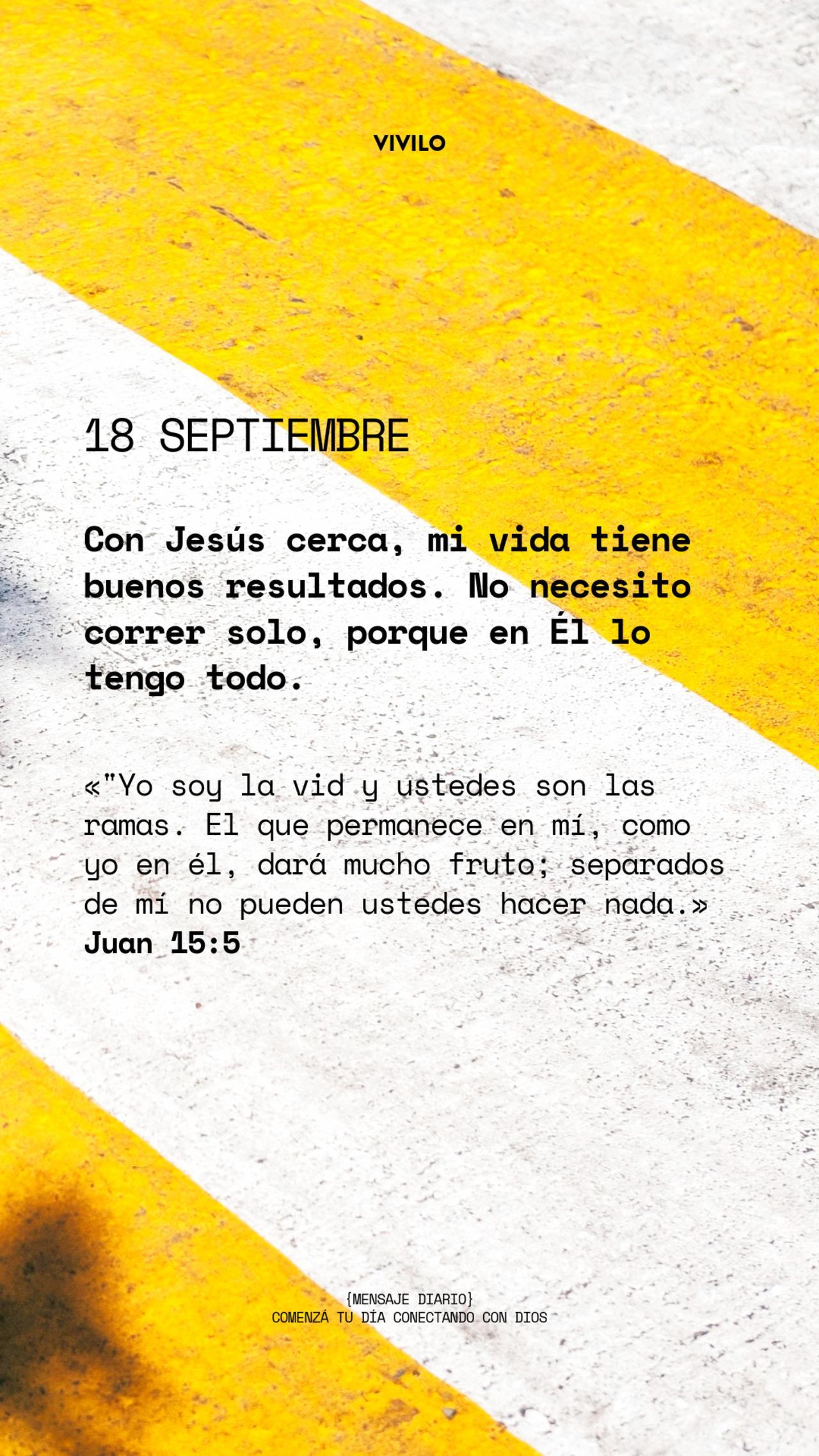 Mensaje diario SEPTIEMBRE-18-mayo