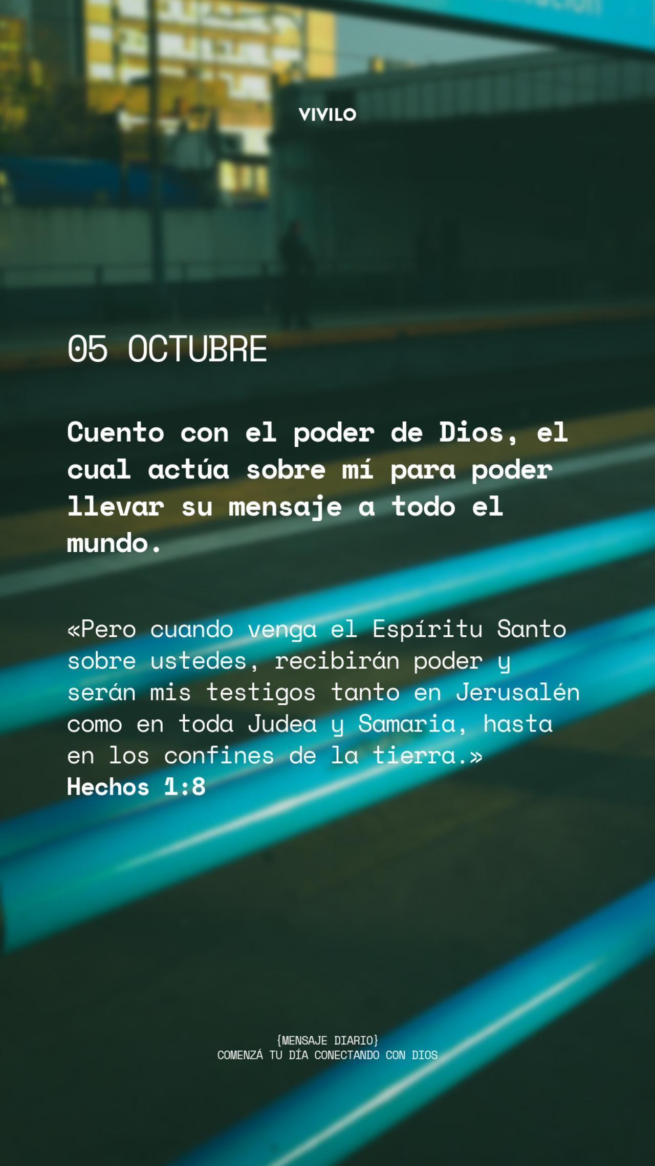 Mensaje diario OCTUBRE-5-octubre