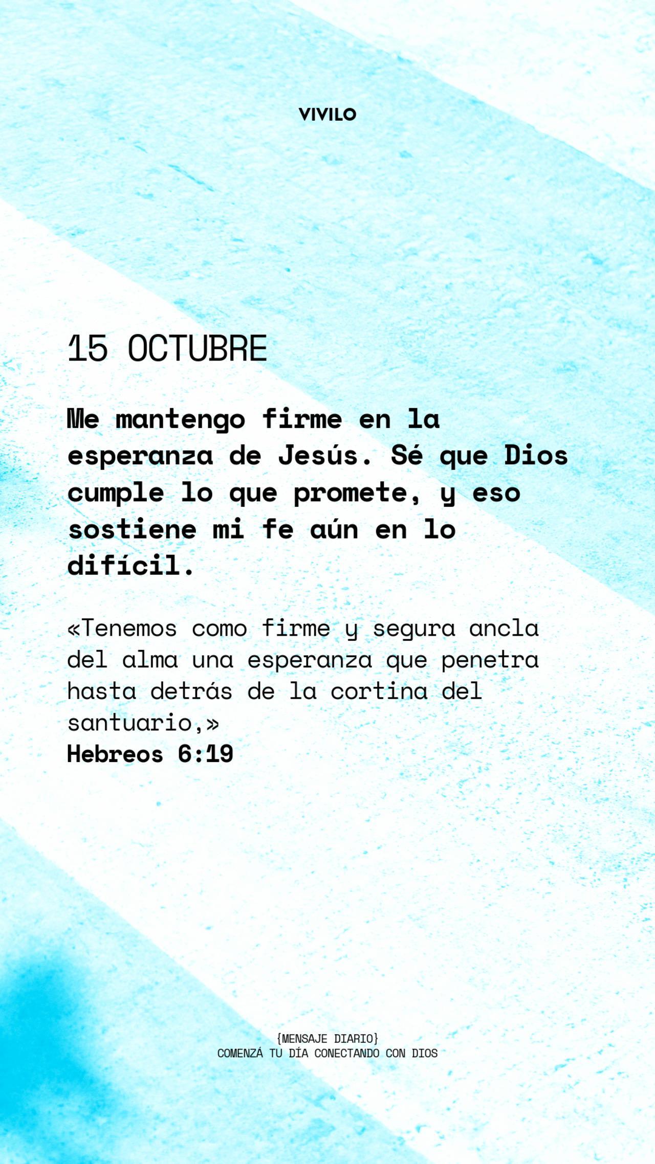Mensaje diario OCTUBRE-15-octubre