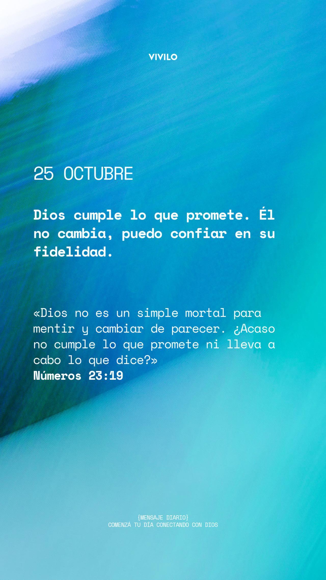 Mensaje diario OCTUBRE-25-octubre