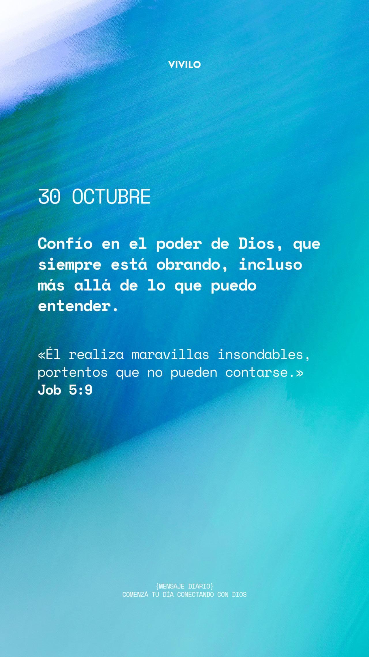 Mensaje diario OCTUBRE-30-octubre