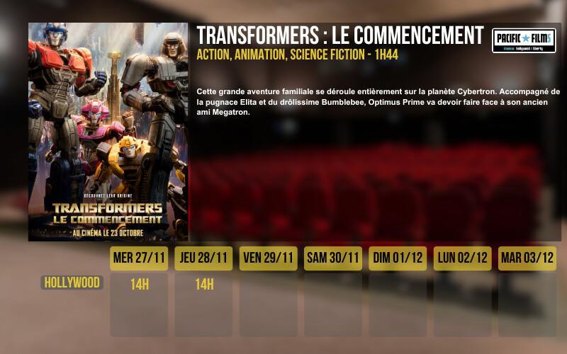 TRANSFORMERS : LE COMMENCEMENT 