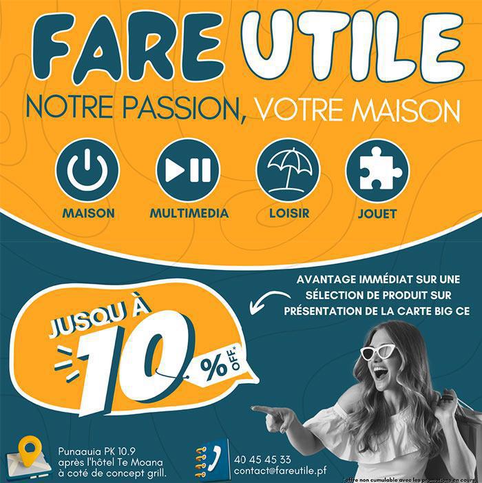 🌟 Nouveau : Fare Utile ! 🌟