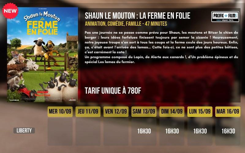 SHAUN LE MOUTON : LA FERME EN FOLIE - NOUVEAU