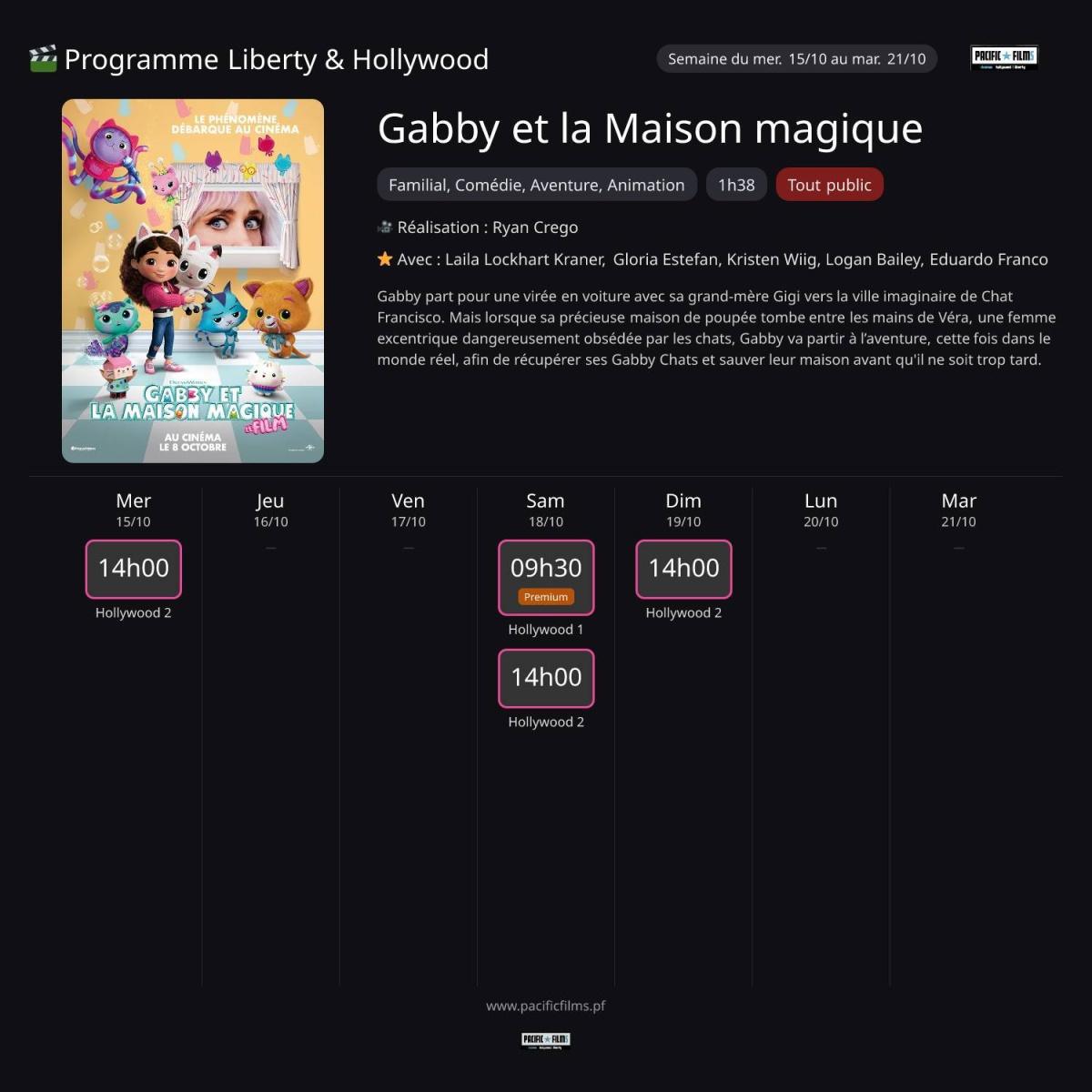 GABBY ET LA MAISON MAGIQUE 