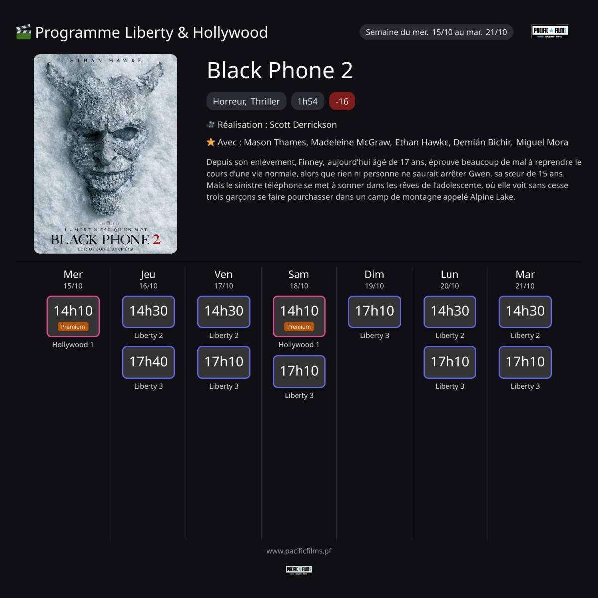 BLACK PHONE 2 – NOUVEAU