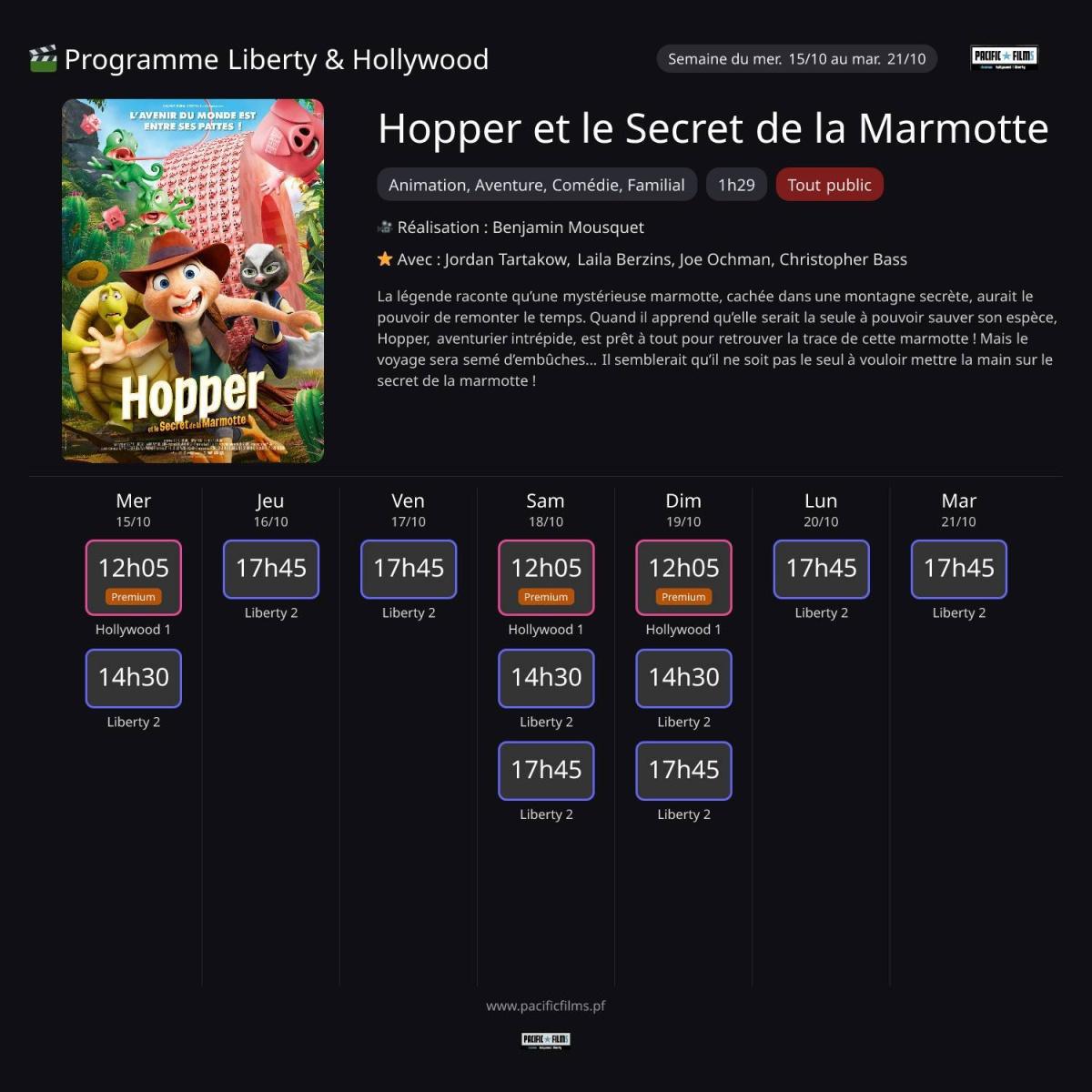 HOPPER ET LE SECRET DE LA MARMOTTE – NOUVEAU