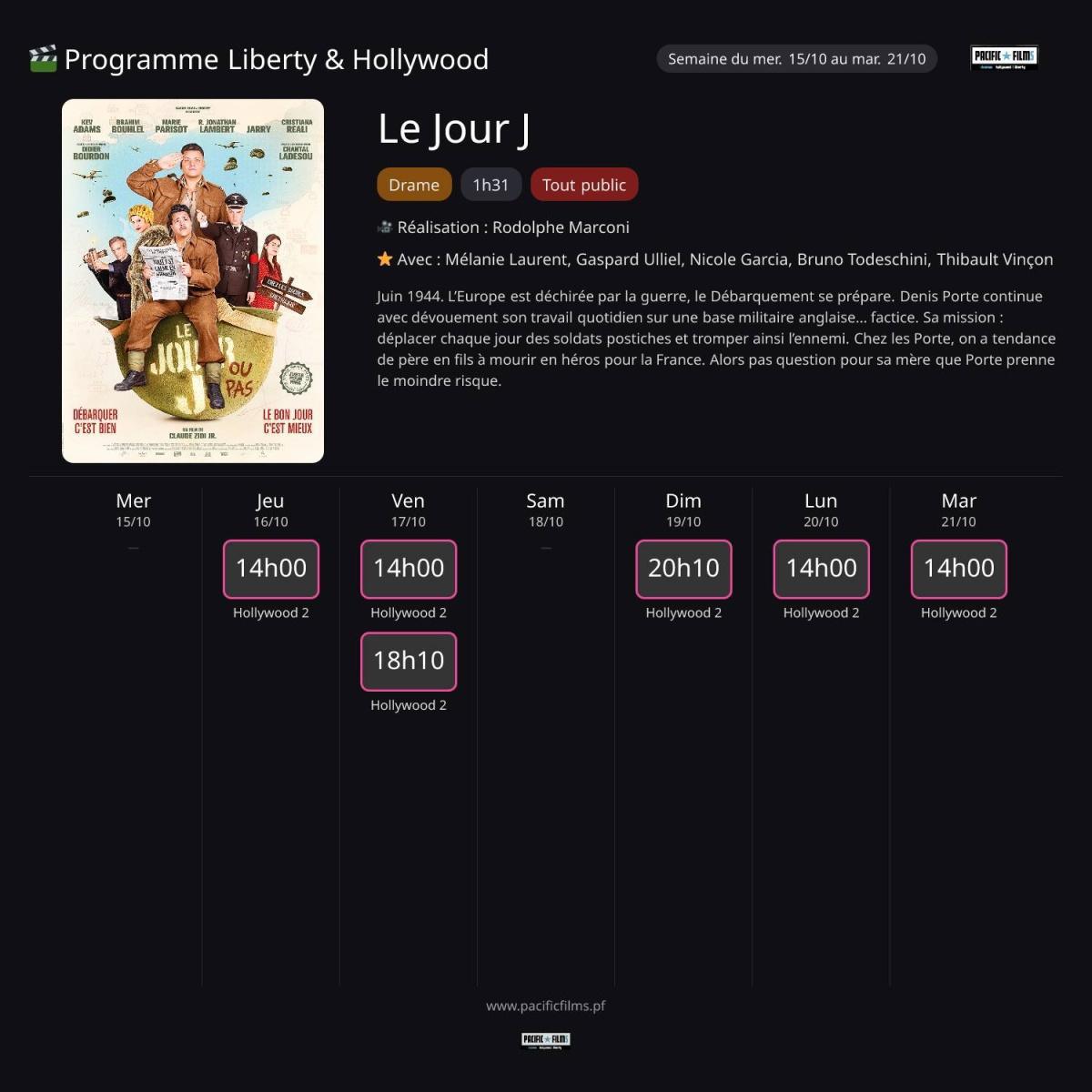 LE JOUR J – NOUVEAU