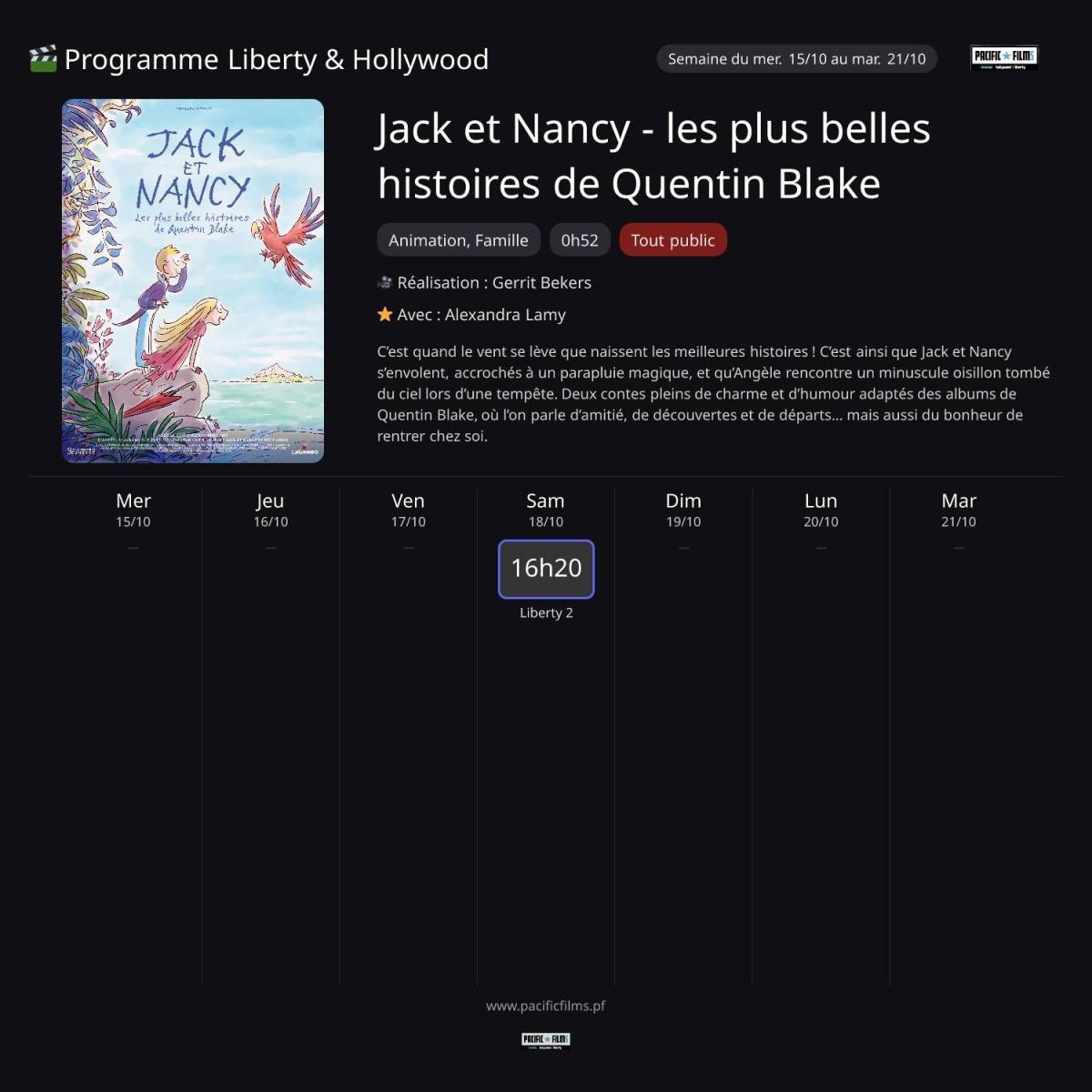 JACK ET NANCY – LES PLUS BELLES HISTOIRES DE QUENTIN BLAKE – NOUVEAU