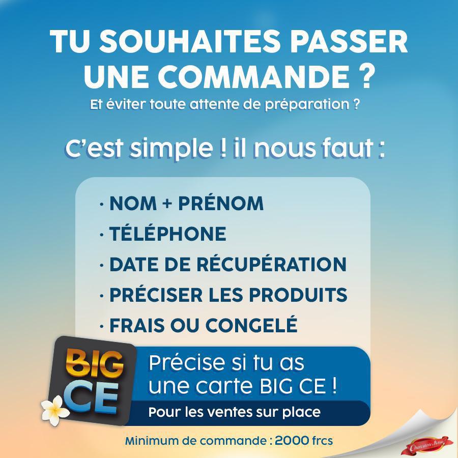 COMMANDER A LA CHARCUTERIE DU PACIFIQUE