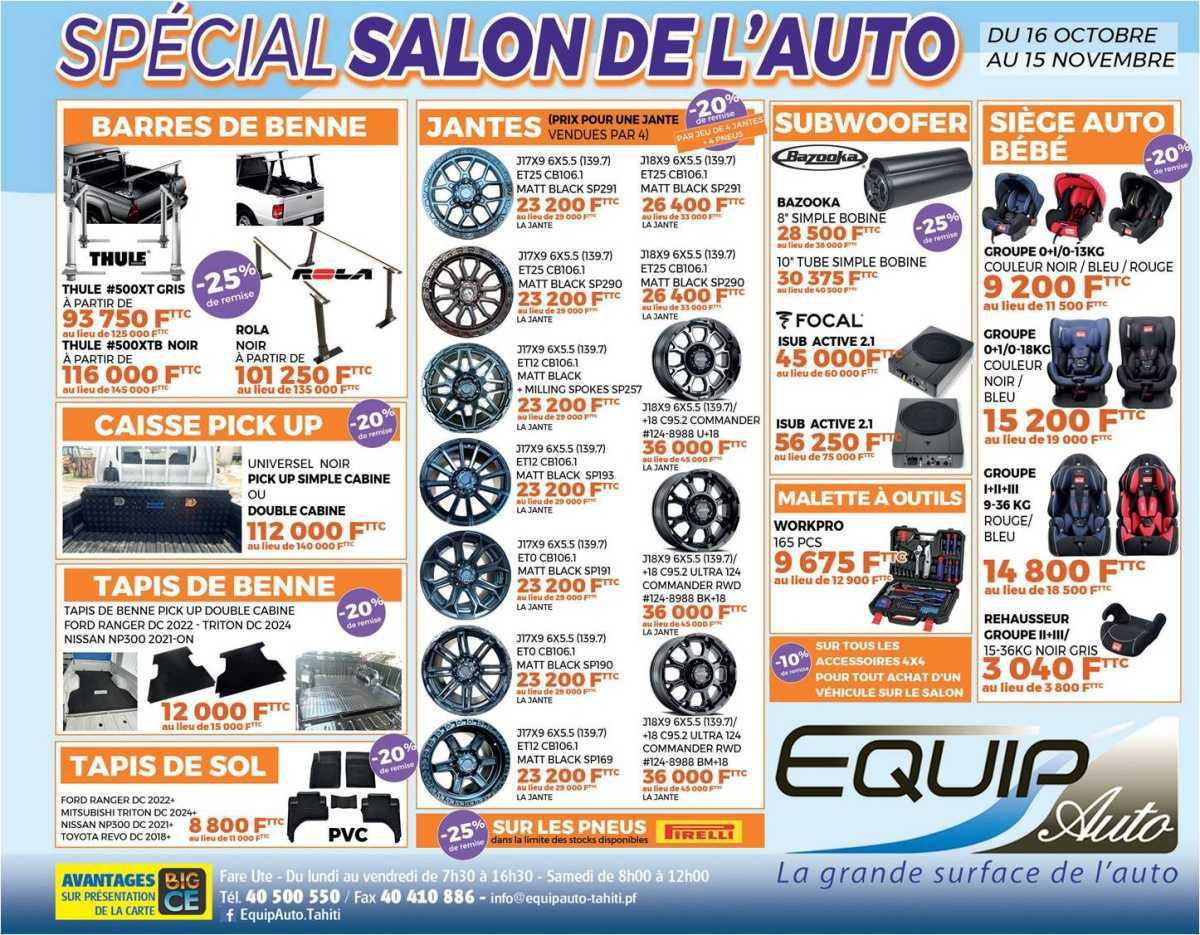 PROMO SPECIALE SALON DE L'AUTO CHEZ EQUIP AUTO!🚗 PROMO SPECIALE SALON DE L'AUTO CHEZ EQUIP AUTO!🚗