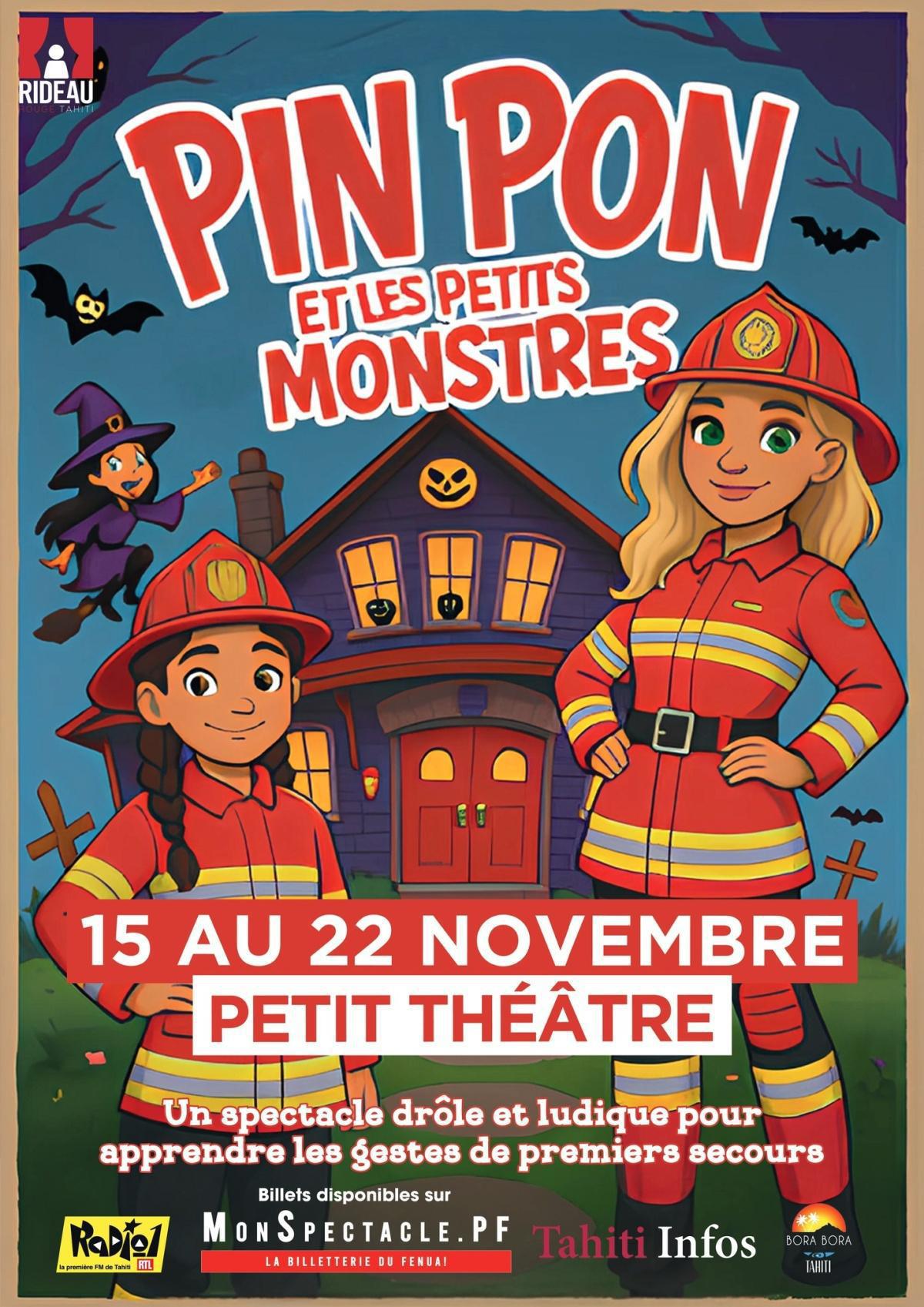 SPECTACLE "PIN PON ET LES PETITS MONTRES" - PLACES A GAGNER! 💝 