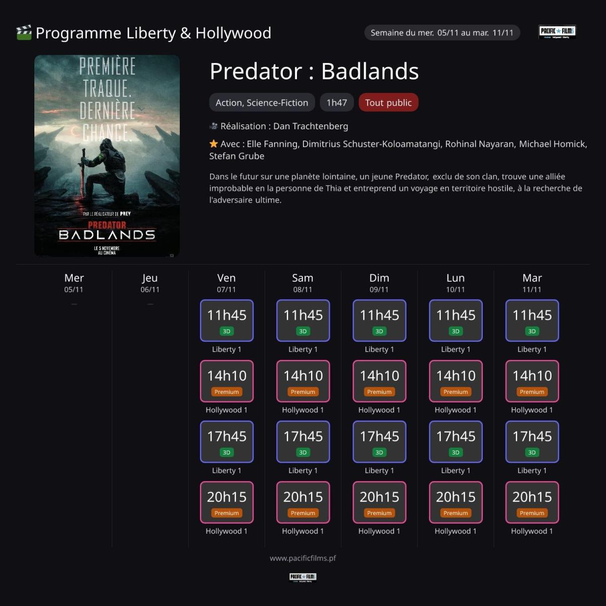 PREDATOR : BADLANDS - NOUVEAU