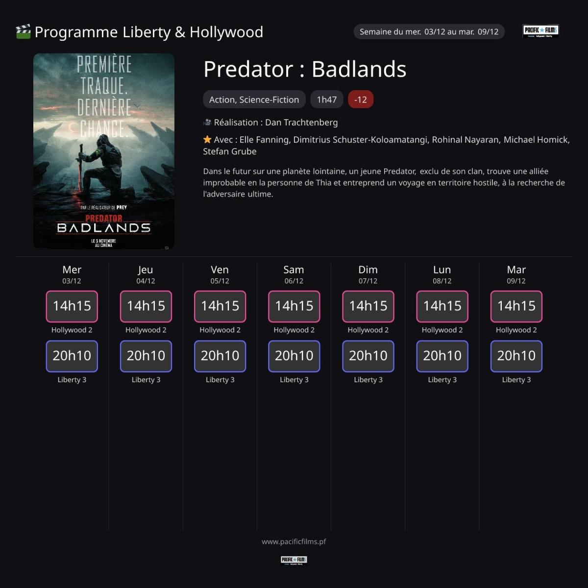 PREDATOR : BADLANDS