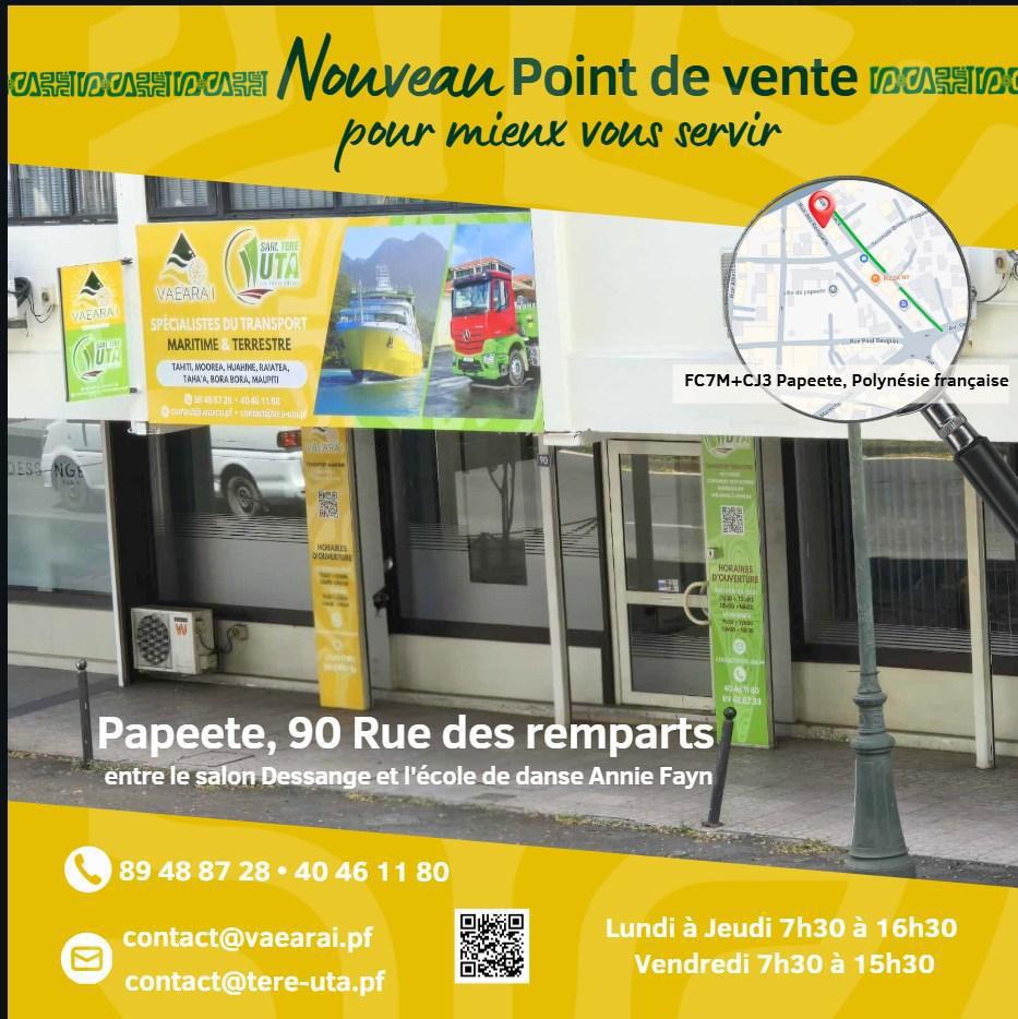📍 NOUVEAU POINT DE VENTE DE VAEARA'I! 📍 NOUVEAU POINT DE VENTE DE VAEARA'I!