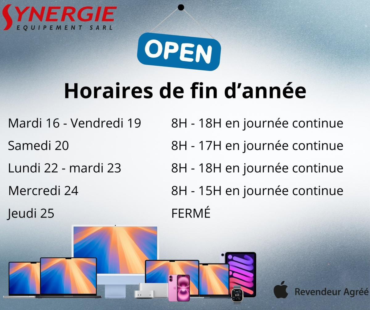 ✨ C’est le moment idéal pour bien s’équiper chez SYNERGIE EQUIPEMENT!💻🍎 