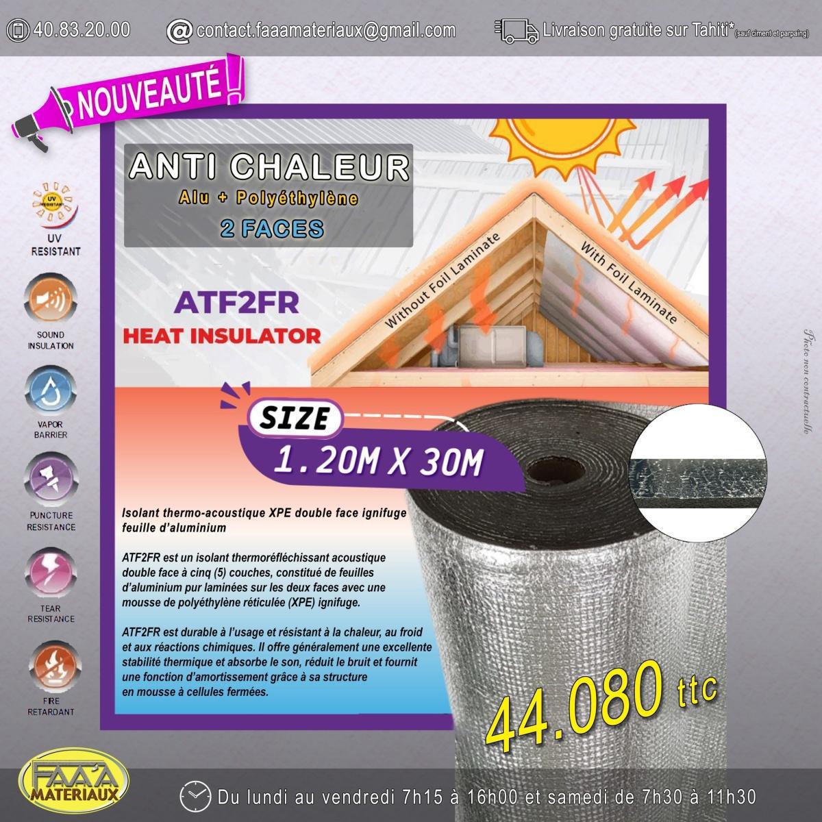 🟨 ARRIVAGE ANTI-CHALEUR CHEZ FAA'A MATERIAUX 🟨