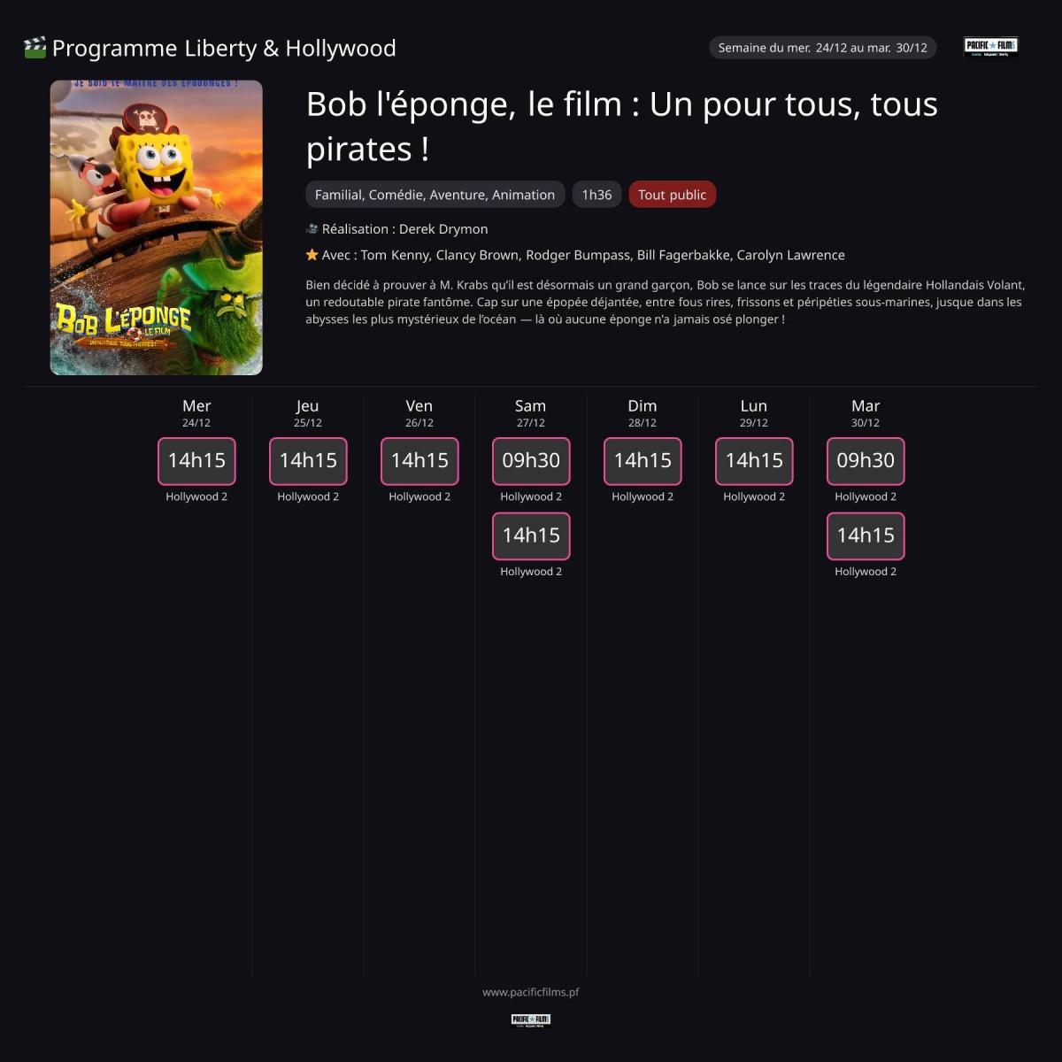 BOB L'EPONGE, LE FILM : UN POUR TOUS, TOUS PIRATES! - NOUVEAU BOB L'EPONGE, LE FILM : UN POUR TOUS, TOUS PIRATES! - NOUVEAU