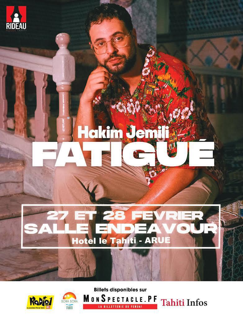 💝 PLACES A GAGNER POUR LE SPECTACLE "FATIGUE" DE HAKIM JEMILI 🎁 💝 PLACES A GAGNER POUR LE SPECTACLE "FATIGUE" DE HAKIM JEMILI 🎁