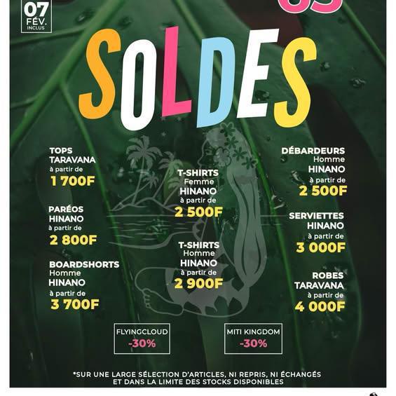 🔥 LES SOLDES DEBARQUENT CHEZ HINANO LIFE TAHITI! 🔥