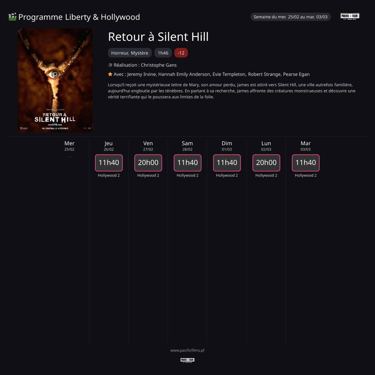 RETOUR A SILENT HILL RETOUR A SILENT HILL