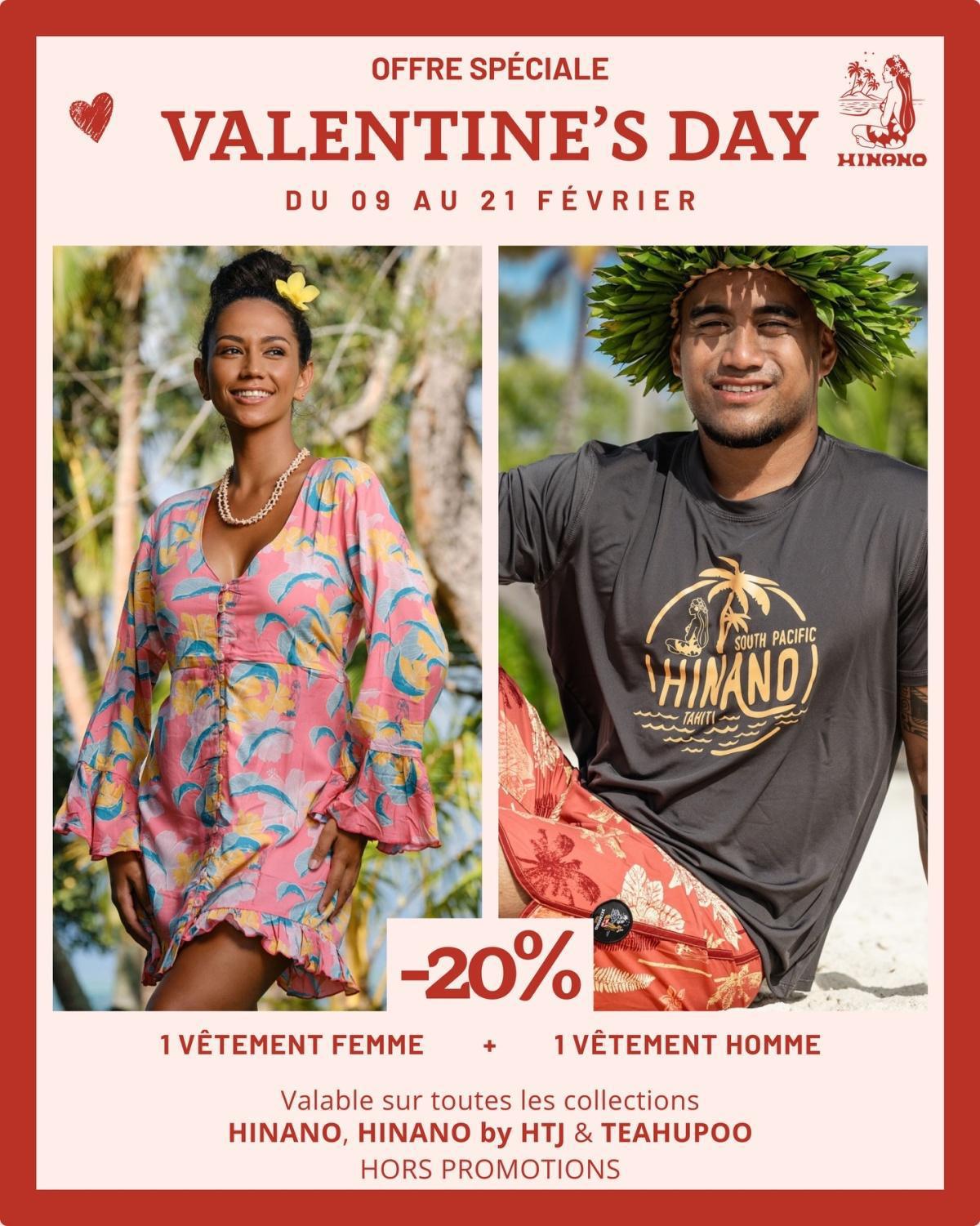 ❤️ OFFRE SPÉCIALE SAINT-VALENTIN CHEZ HINANO LIFE TAHITI❤️