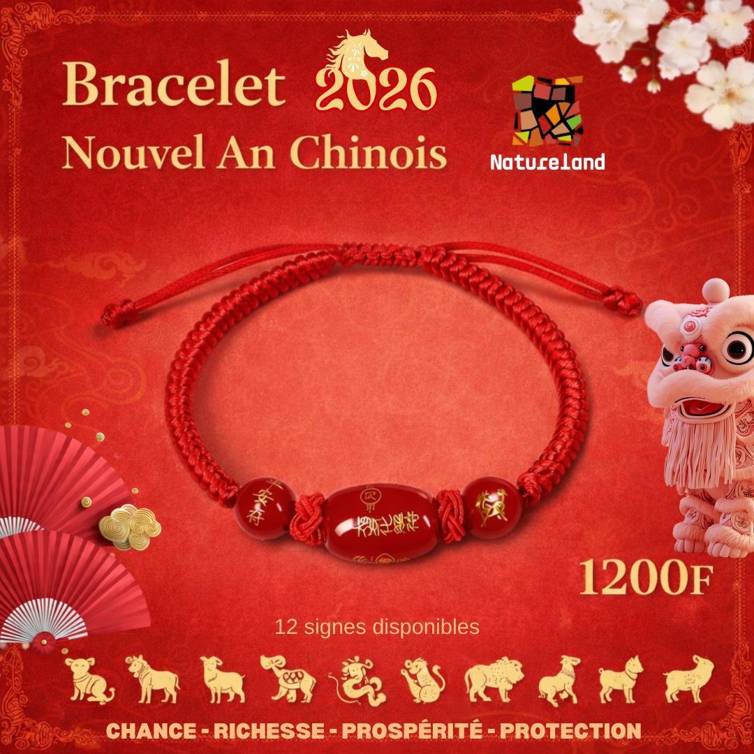 ✨Bracelet 2026 – Nouvel An Chinois disponible chez NATURELAND 🐉