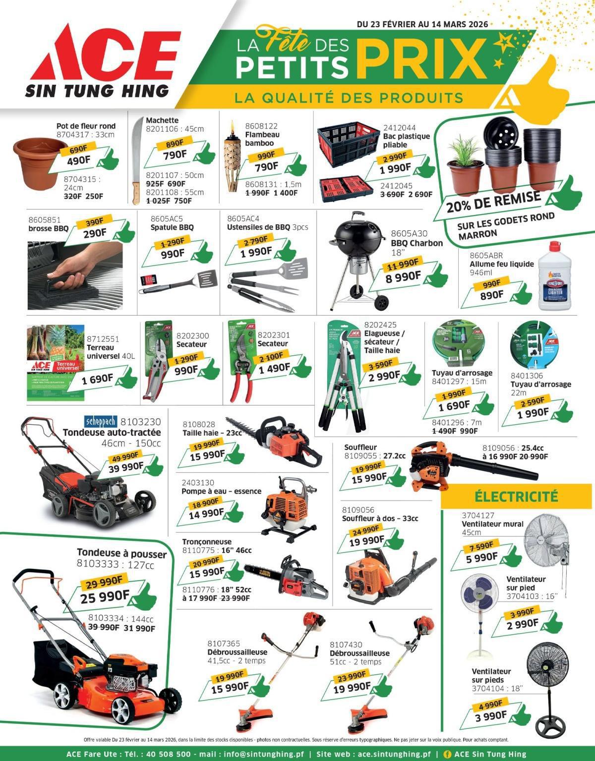 🔥 Les Petits Prix Débarquent chez ACE SIN TUG HING - FARE UTE!🎉 🔥 Les Petits Prix Débarquent chez ACE SIN TUG HING - FARE UTE!🎉